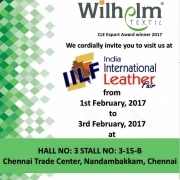 Wilhelm Textil® at the „Indian International Leather Fair“